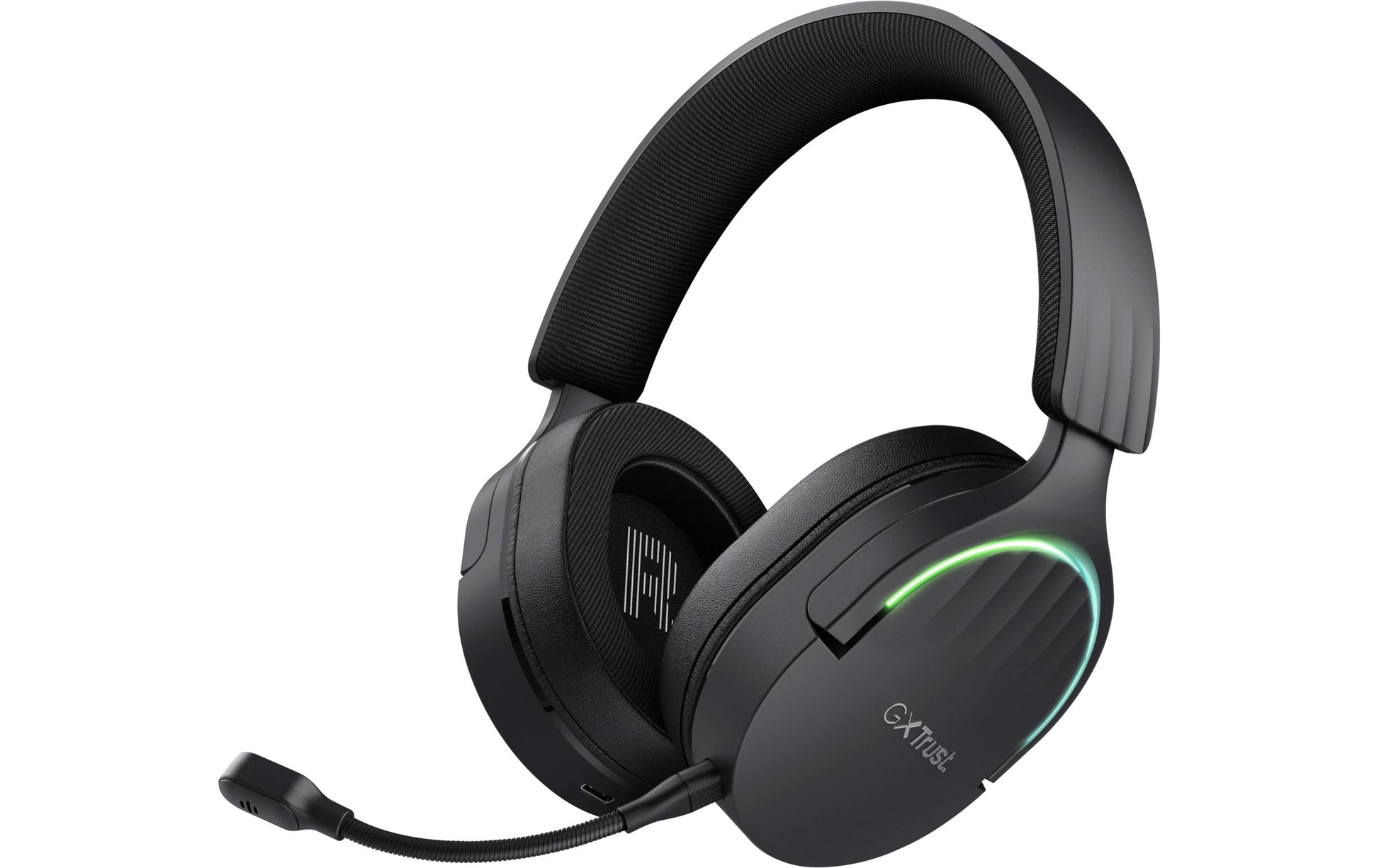 Trust GXT 491 FAYZO Gaming-Headset – Stereo, Kabel + BT, mit USB-A-Dongle, Schwarz