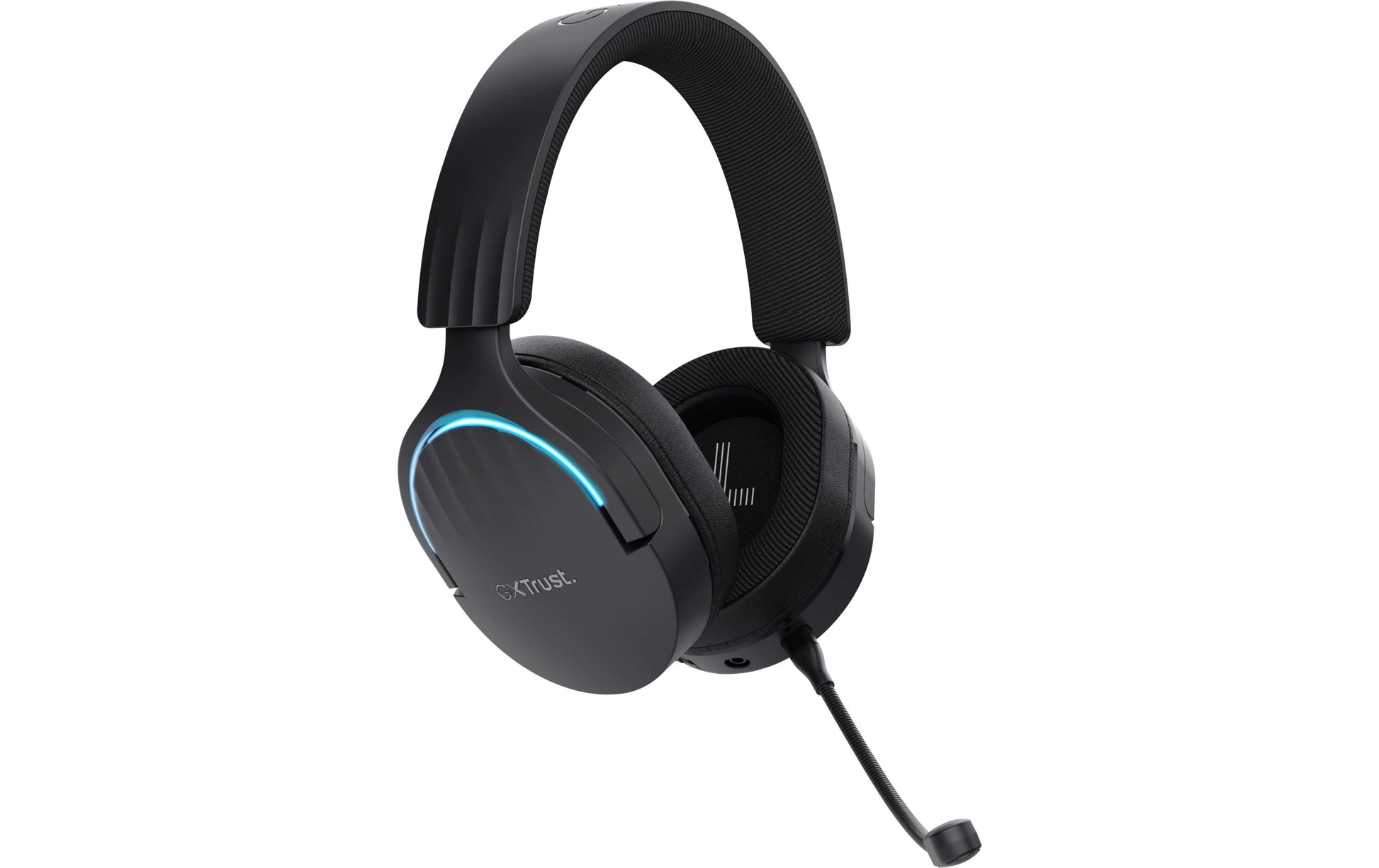 Trust GXT 491 FAYZO Gaming-Headset – Stereo, Kabel + BT, mit USB-A-Dongle, Schwarz