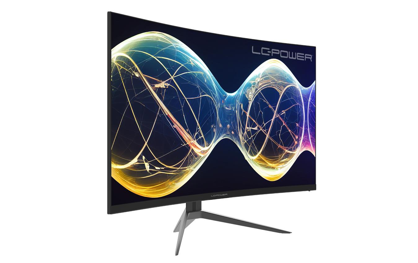 LC-Power LC-M27-FHD-165-C-V3 – Monitor, 27", VA, 165 Hz, 300 cd/m², Gebogen, VESA 100 × 100, Schwarz