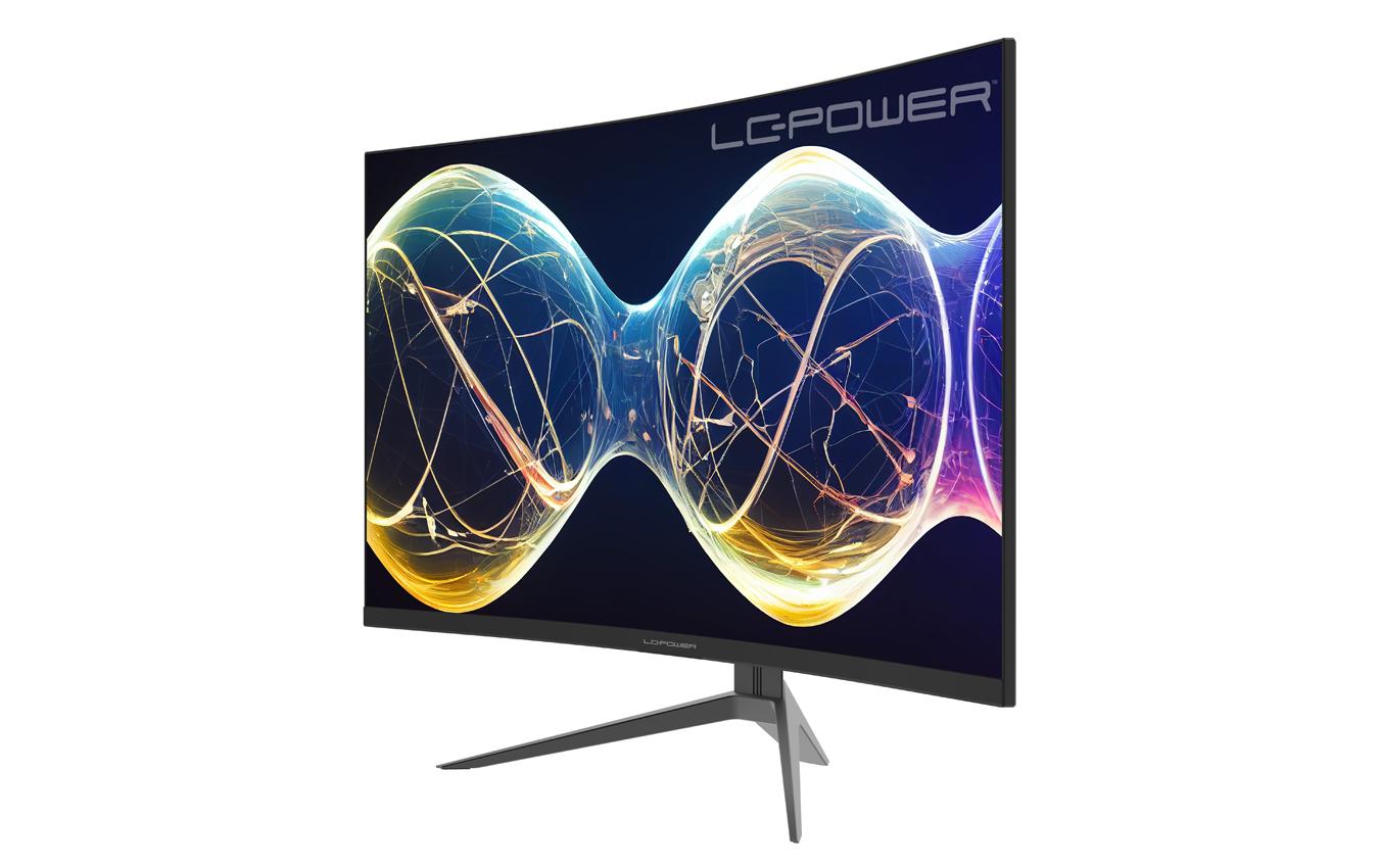 LC-Power LC-M27-FHD-165-C-V3 – Monitor, 27", VA, 165 Hz, 300 cd/m², Gebogen, VESA 100 × 100, Schwarz