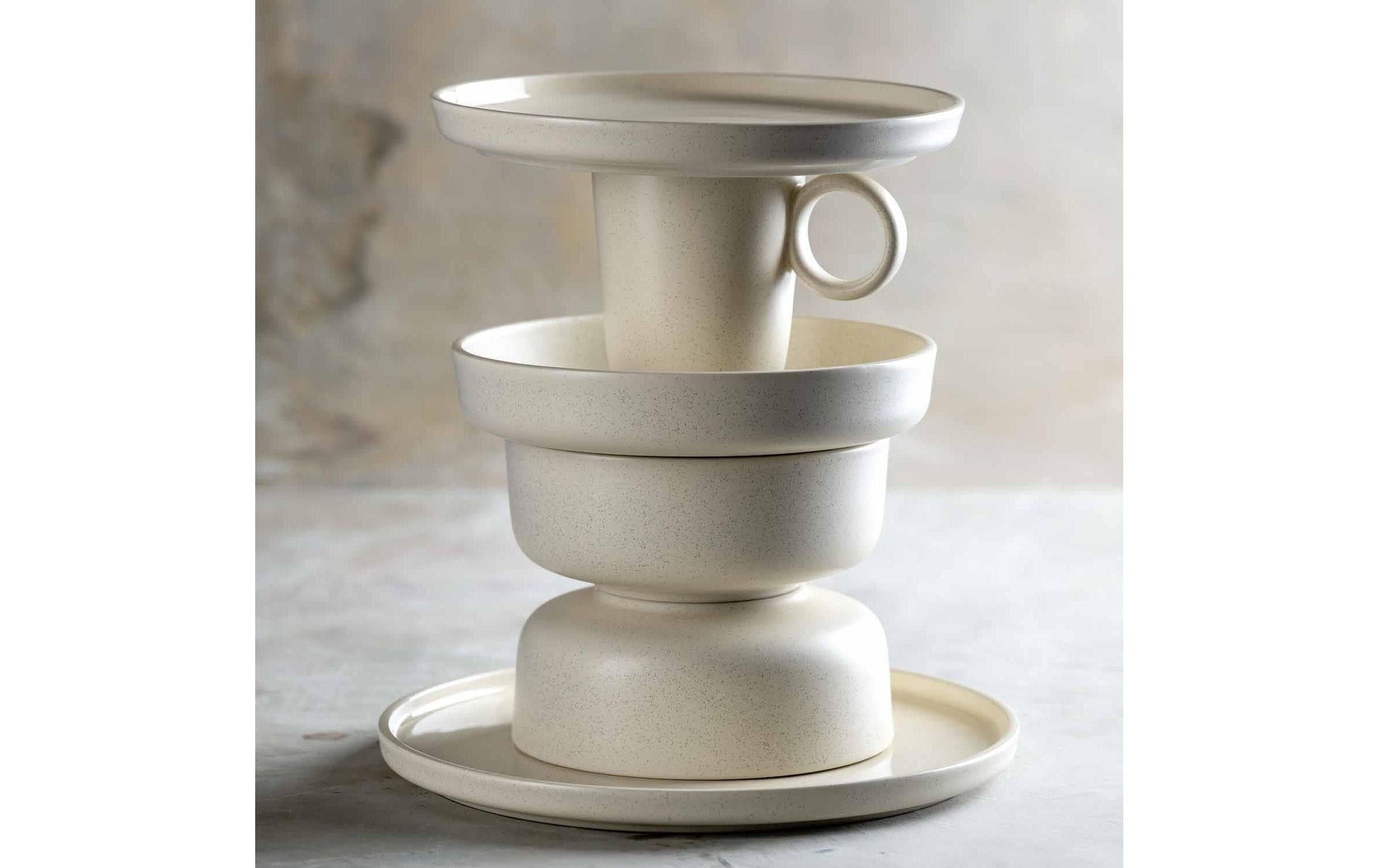 Leonardo Teller – Keramik, weiss, spülmaschinenfest, Ø 22 cm, 6 Stück