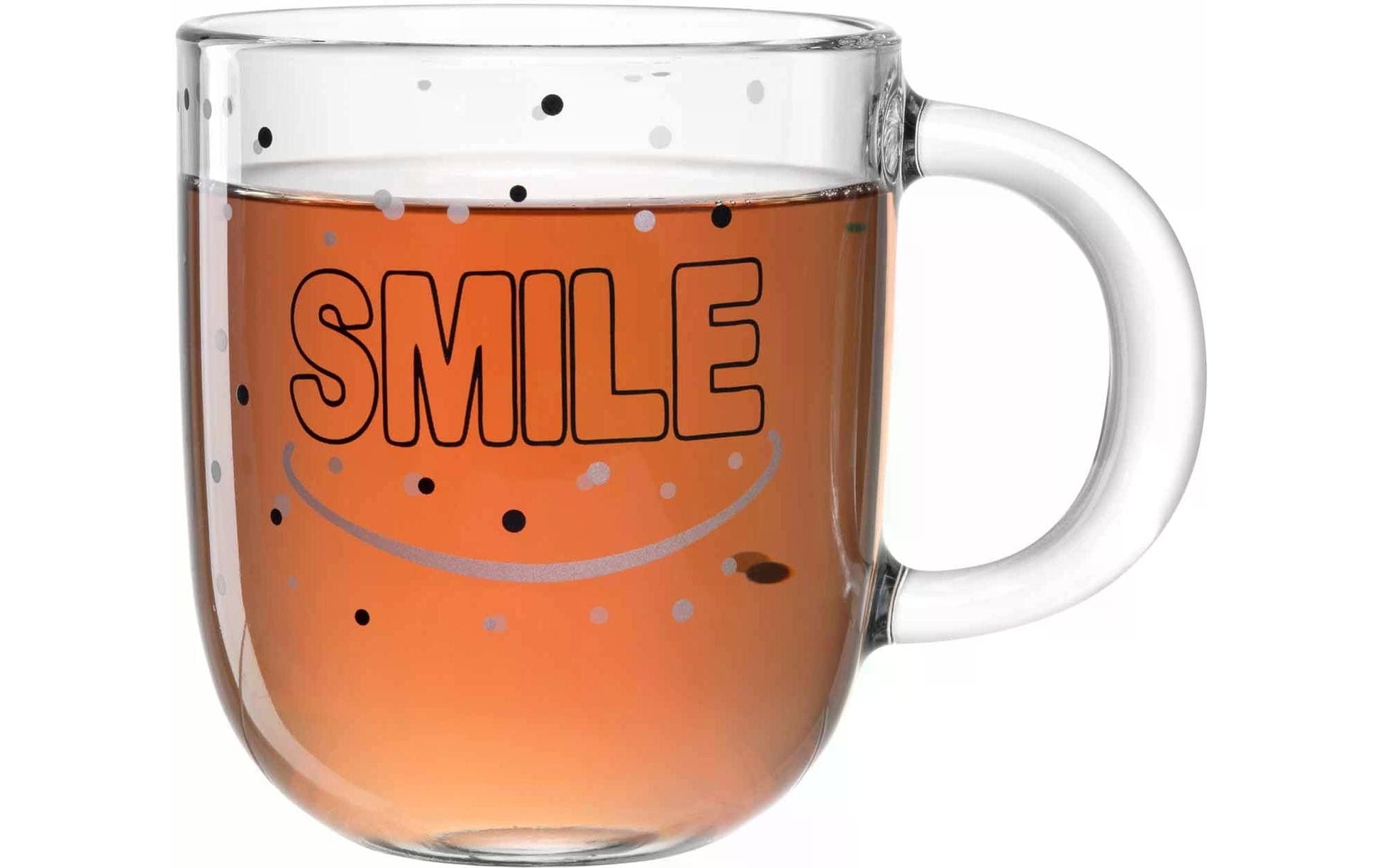 LEONARDO Tasse – 400 ml, Ø 8,7 cm, Glas, Transparent, spülmaschinenfest, mikrowellengeeignet