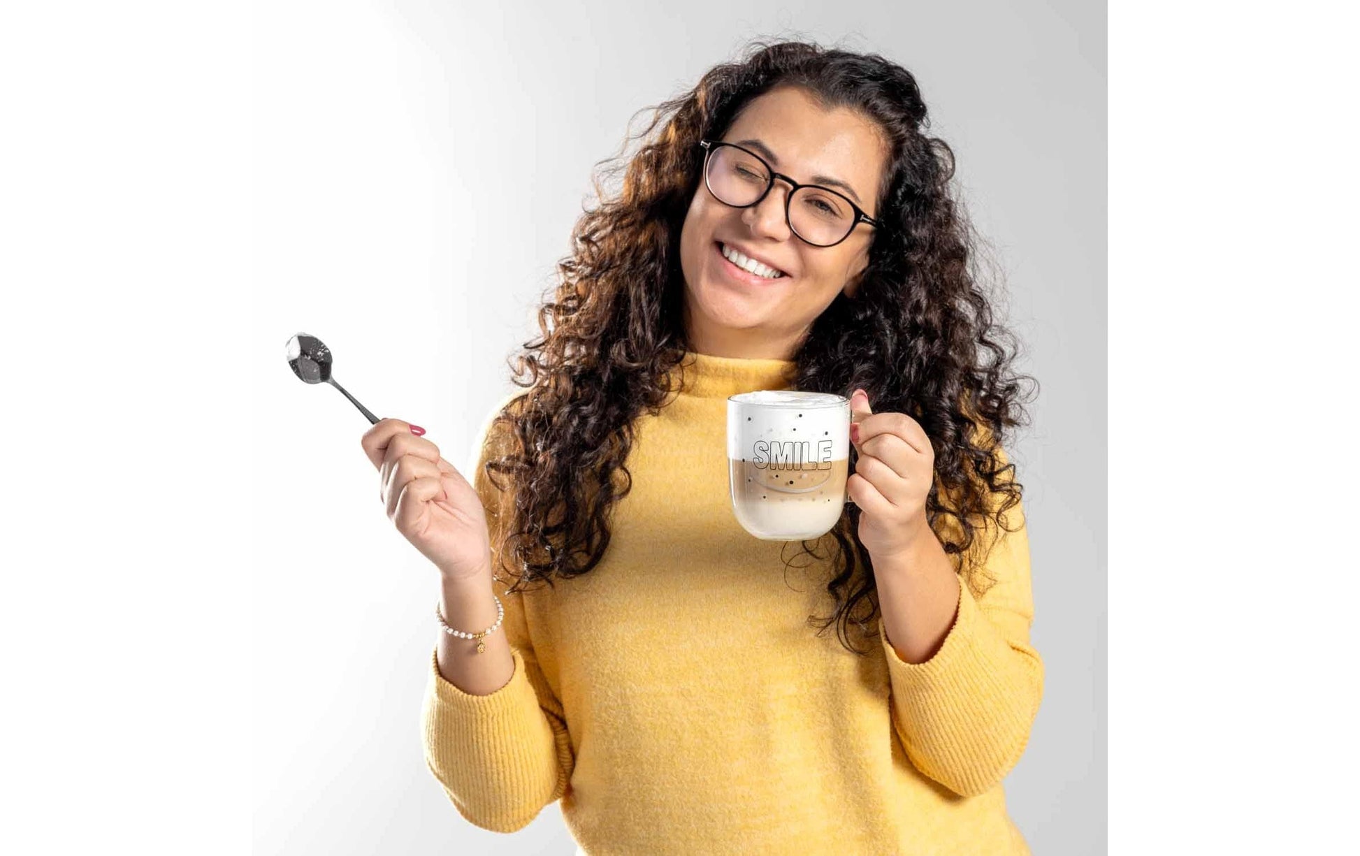 LEONARDO Tasse – 400 ml, Ø 8,7 cm, Glas, Transparent, spülmaschinenfest, mikrowellengeeignet