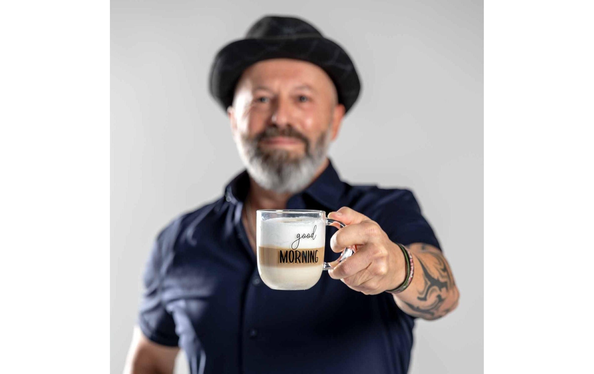 LEONARDO Bürotasse – 400 ml, Ø 9 cm, H 15 cm, Glas, Transparent, spülmaschinenfest, mikrowellengeeignet