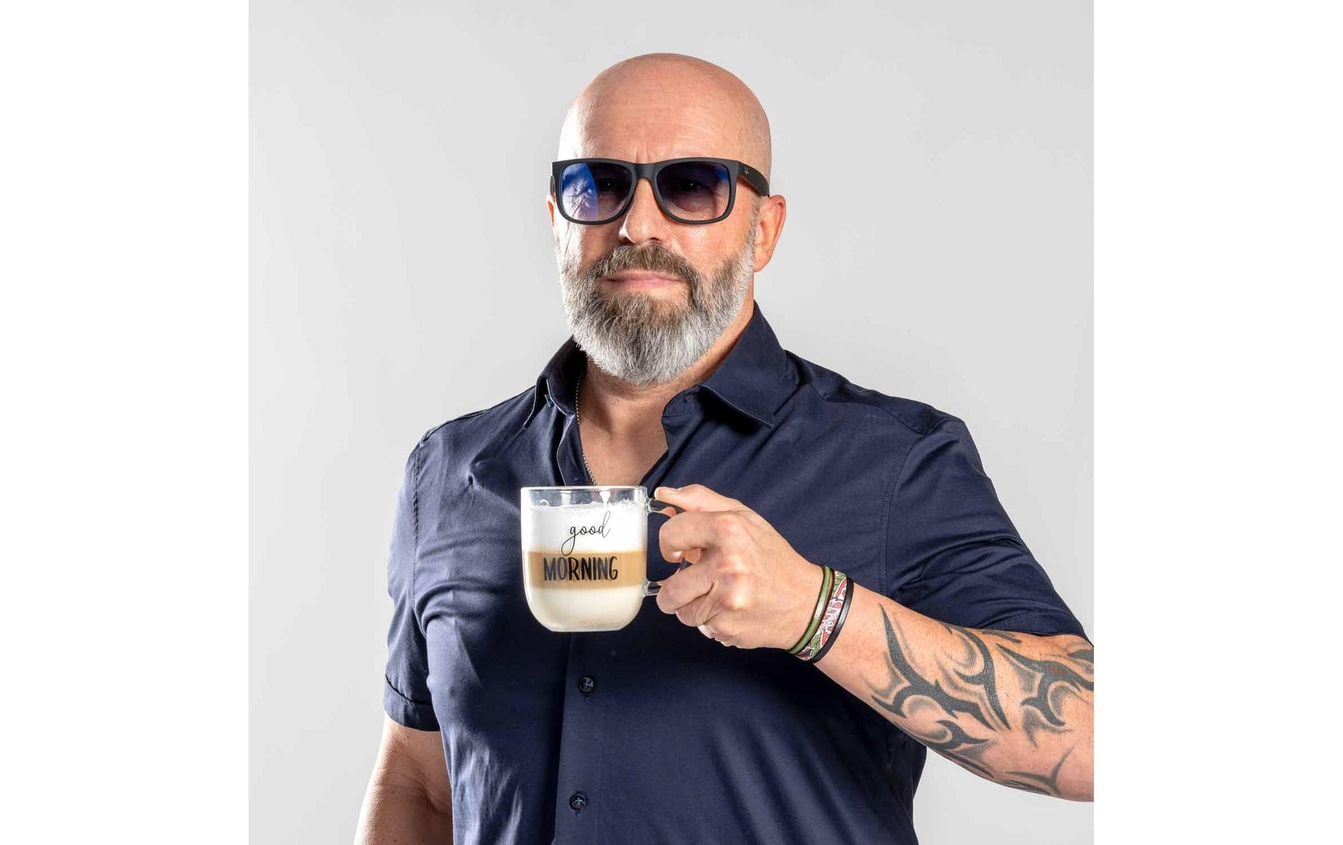 LEONARDO Bürotasse – 400 ml, Ø 9 cm, H 15 cm, Glas, Transparent, spülmaschinenfest, mikrowellengeeignet