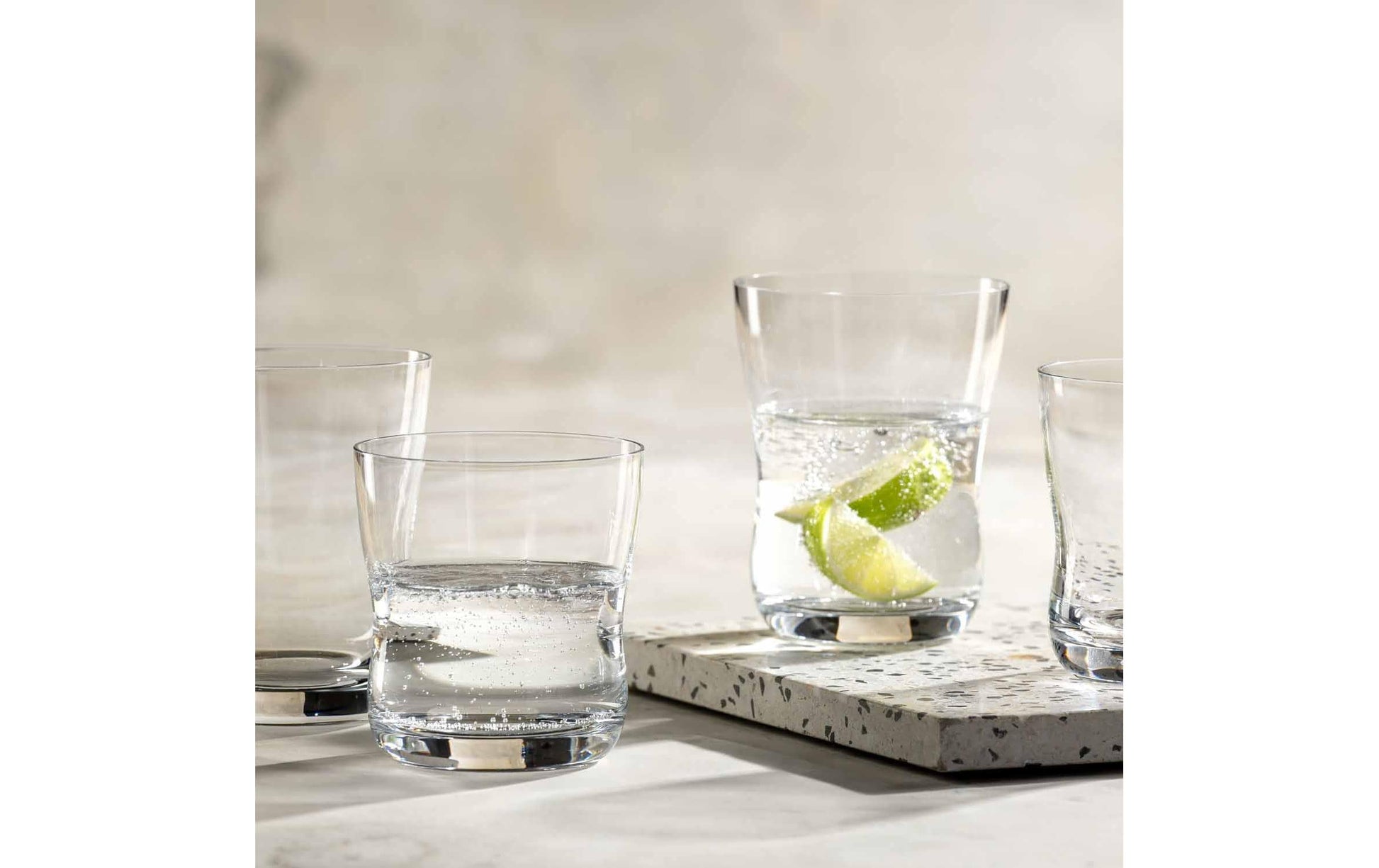 Leonardo Vita M Trinkglas – 0,36 l, Kalk-Natron-Glas, Transparent, Spülmaschinenfest, 6 Stück