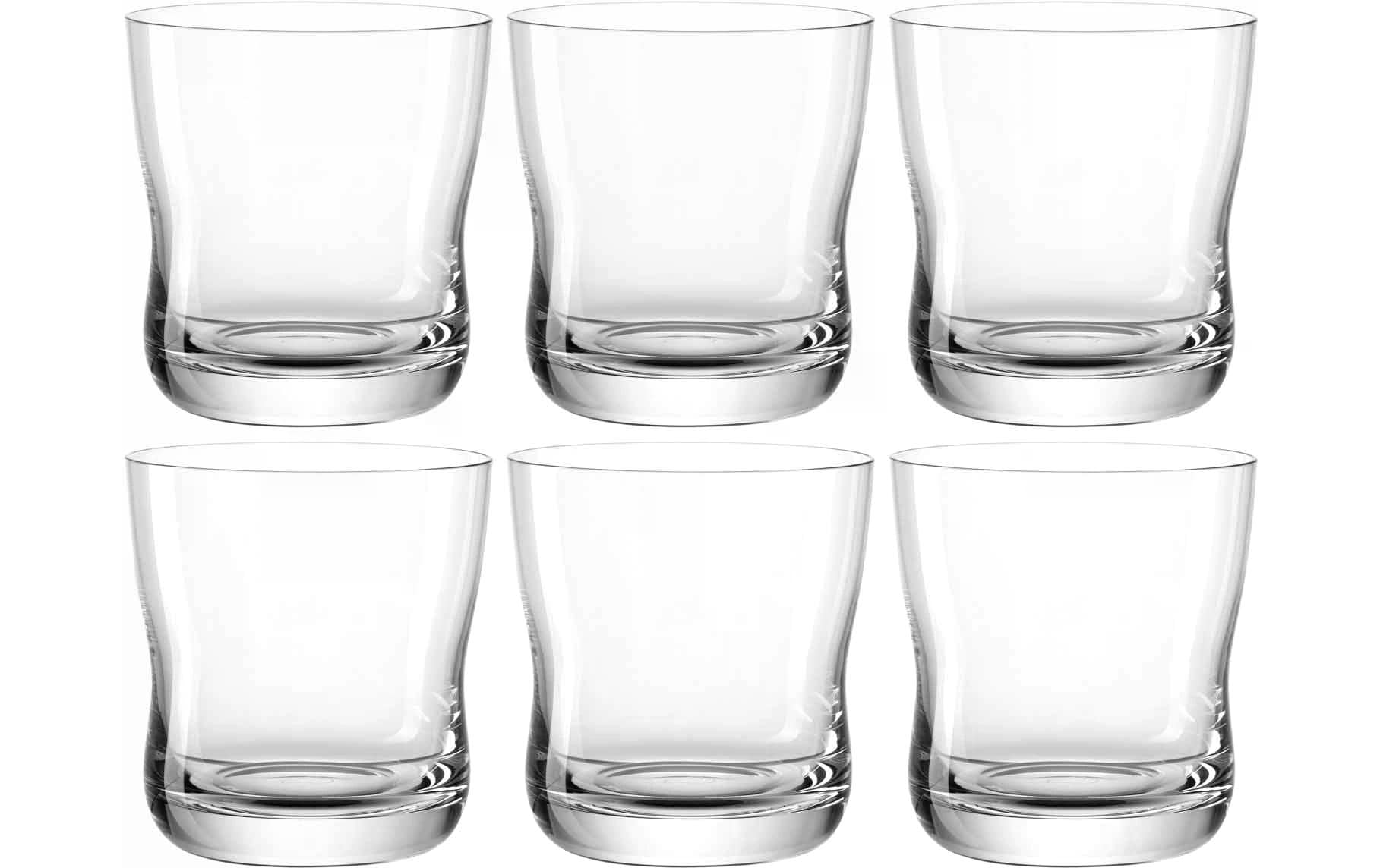 Leonardo Trinkglas – 0,33 l, Kalk-Natron-Glas, Transparent, Spülmaschinenfest, 6 Stück