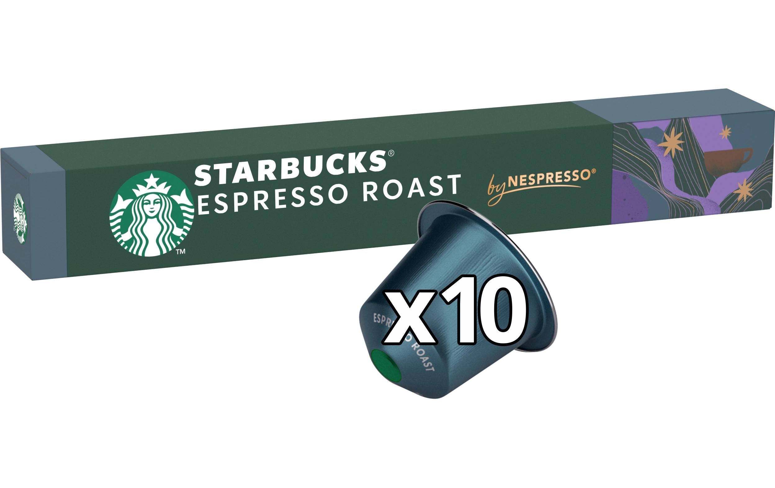 Starbucks Espresso Roast – Kapseln für Nespresso – Espresso, dunkel, 10 Kapseln