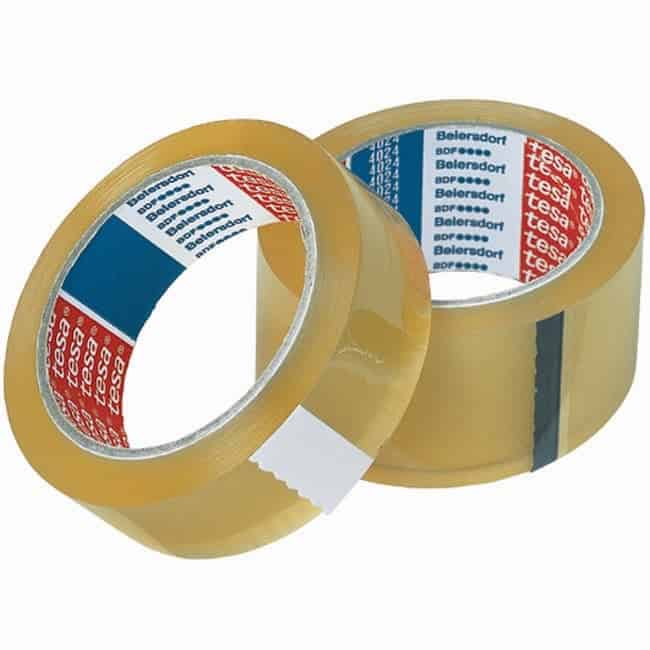 Brieger Verpackungsklebeband, PP, transparent, Acrylat – 50 mm × 66 m