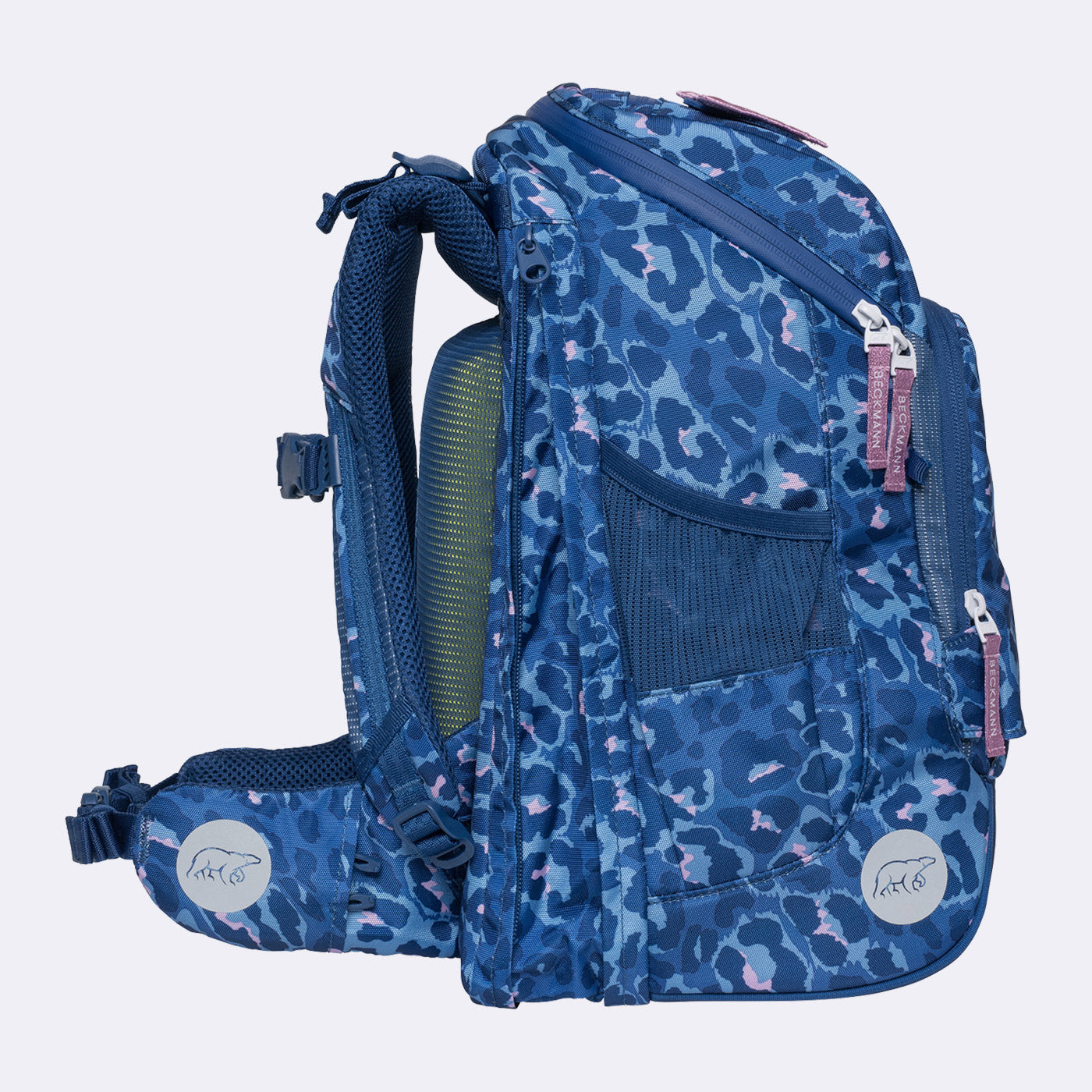 Beckmann Schulrucksack Active Air Flx – 6-teilig – Cheetah