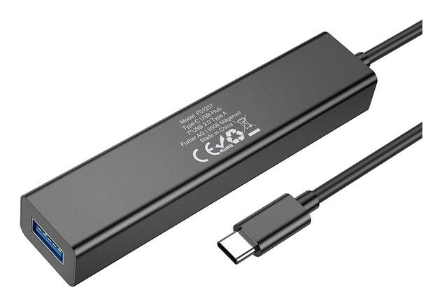 ONIT F01257 USB-Hub – USB-C, 7× USB-A, 15 W PD, für Windows/Mac/ChromeOS
