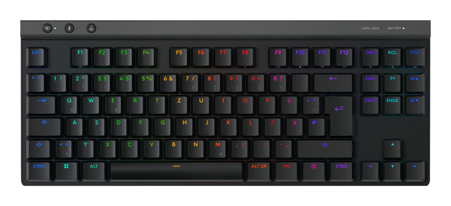 Logitech G G515 LIGHTSPEED – Gaming-Tastatur TKL – Mechanisch – Bluetooth & 2,4 GHz (USB-A) – QWERTZ (DE)