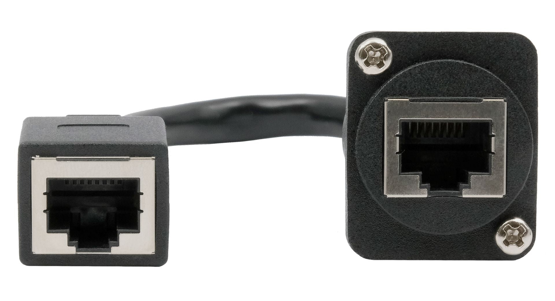 EXSYS EX-49160 RJ-45 Kupplung – RJ-45 zu RJ-45, Cat5e, 0,2 m, Schwarz