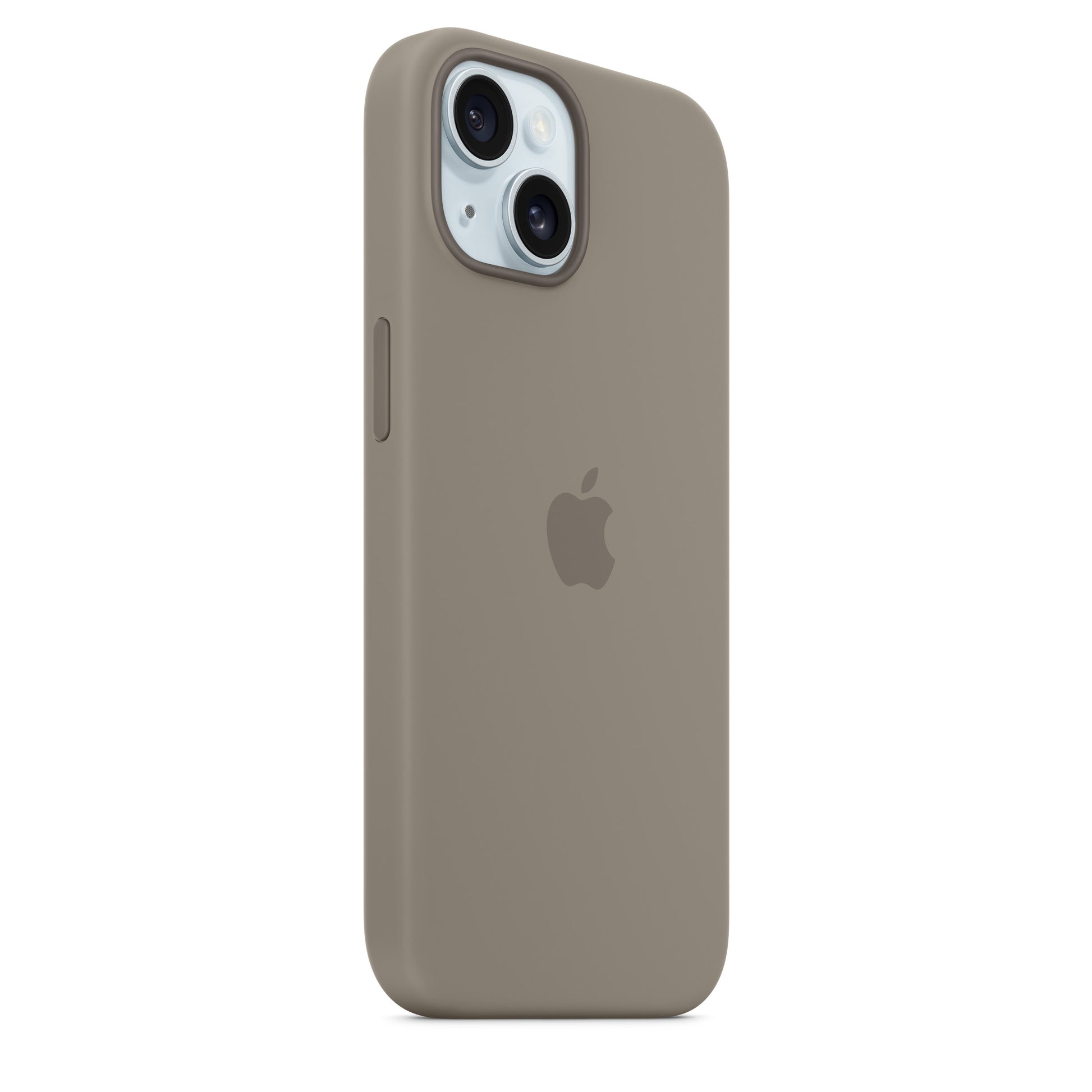 Apple Backcover – für Apple iPhone 15 – Clay – Silikon, MagSafe-kompatibel