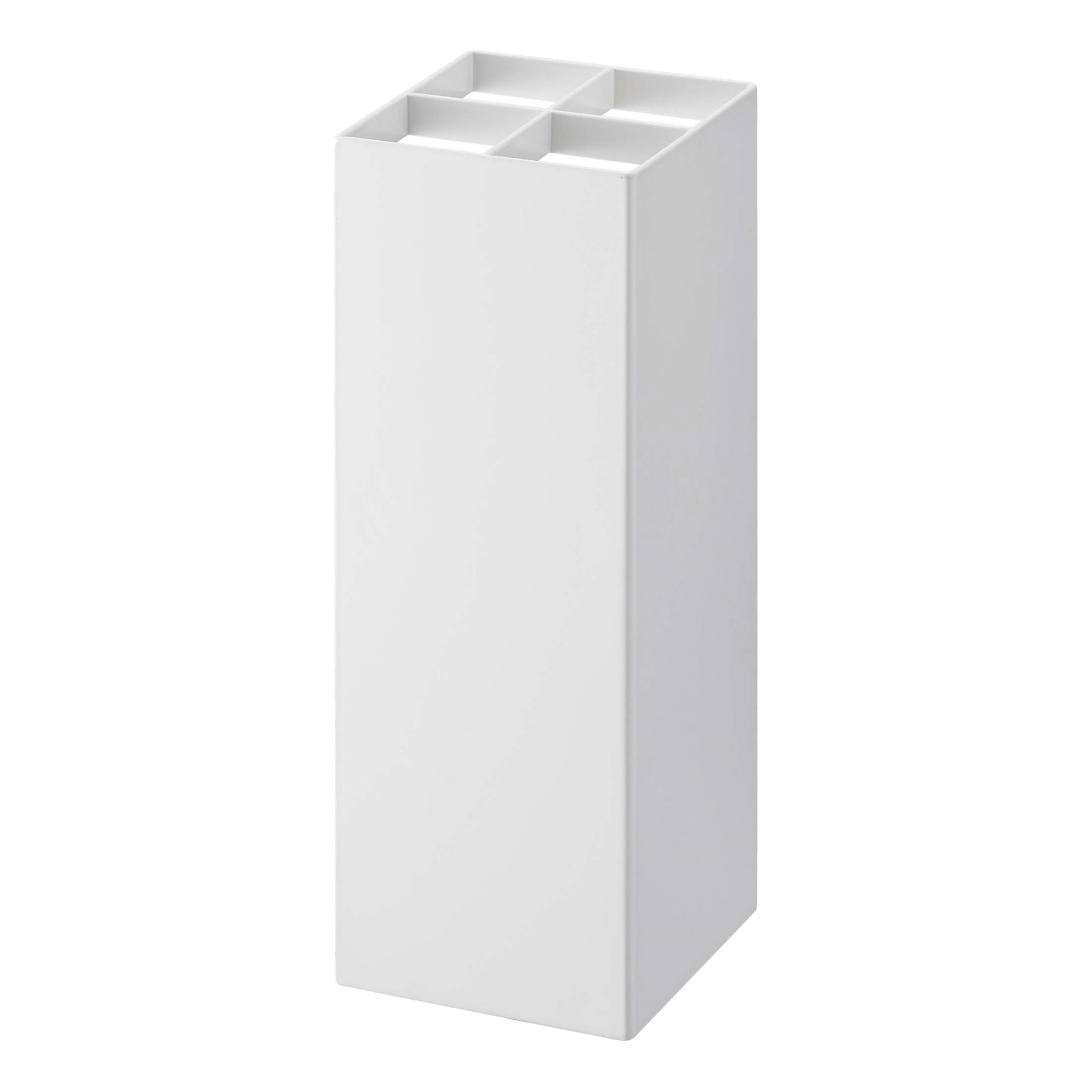 Yamazaki Schirmständer – Polypropylen, Stahl – Weiss – Ø 110 × H 300 mm