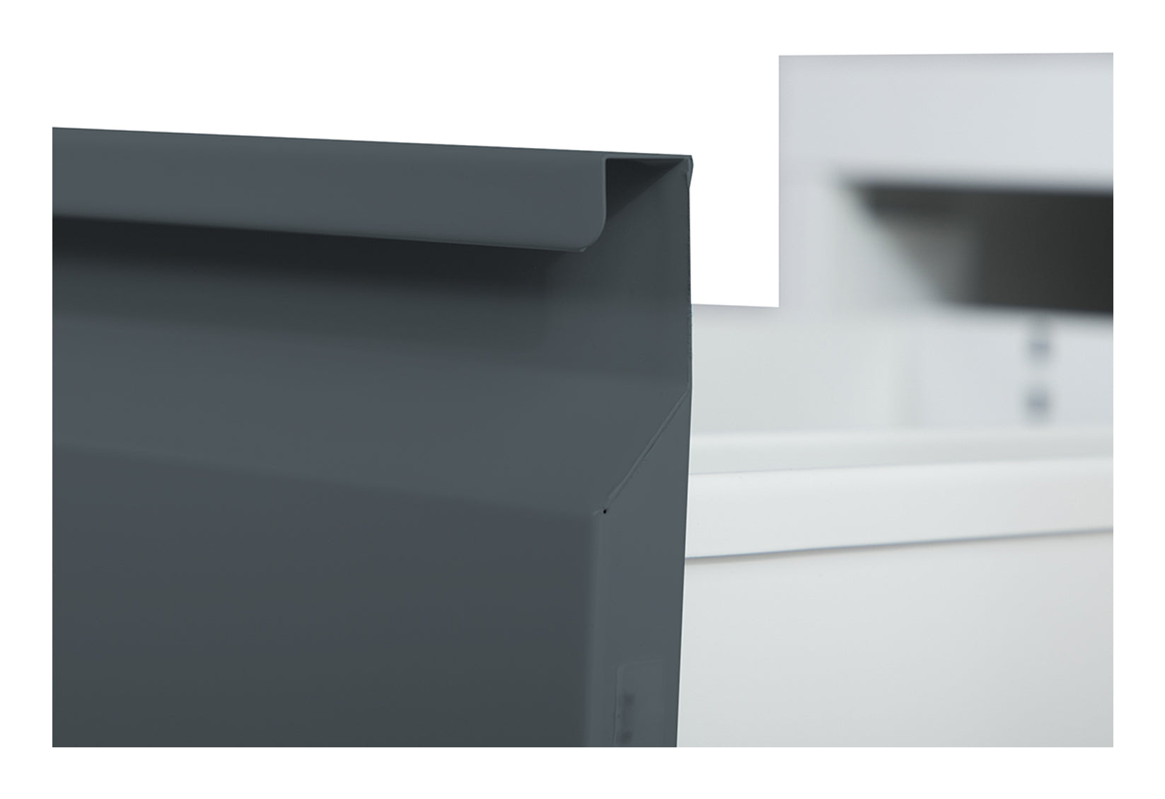 Phoenix Safe Co. FC1003GAK – Aktenschrank, 3 Schubladen, abschliessbar, 450 × 620 × 1025 mm, Grau/Anthrazit