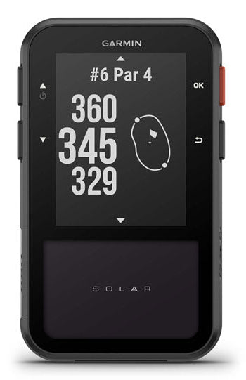 Garmin GPS-Handgerät ApproachG20 Solar – für Android, 50 × 100 × 20 mm, Schwarz, Silikon, 70 g