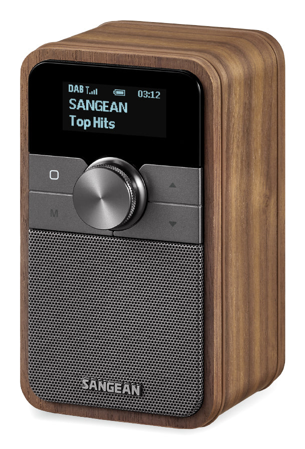 Sangean DDR-8 – DAB+/UKW-Tischradio, Bluetooth – Nussbaum