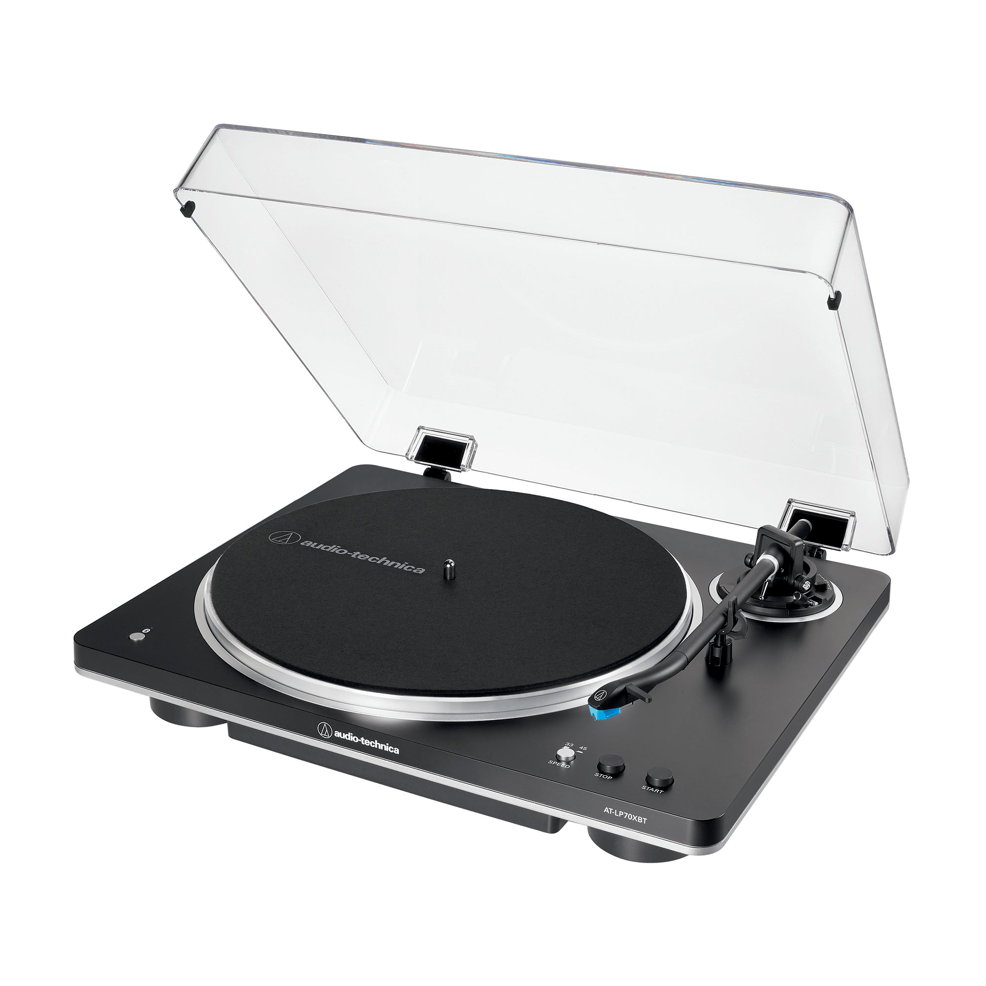 Audio-Technica AT-LP70XBTBS – Plattenspieler – Riemenantrieb, Phono-Vorverstärker – Schwarz