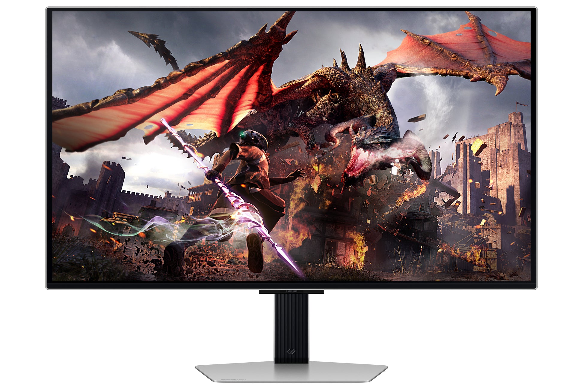 Samsung LS32DG800SUXEN – Monitor, 32", OLED, 240 Hz, 250 cd/m², FreeSync Premium Pro, VESA 100 × 100, Schwarz