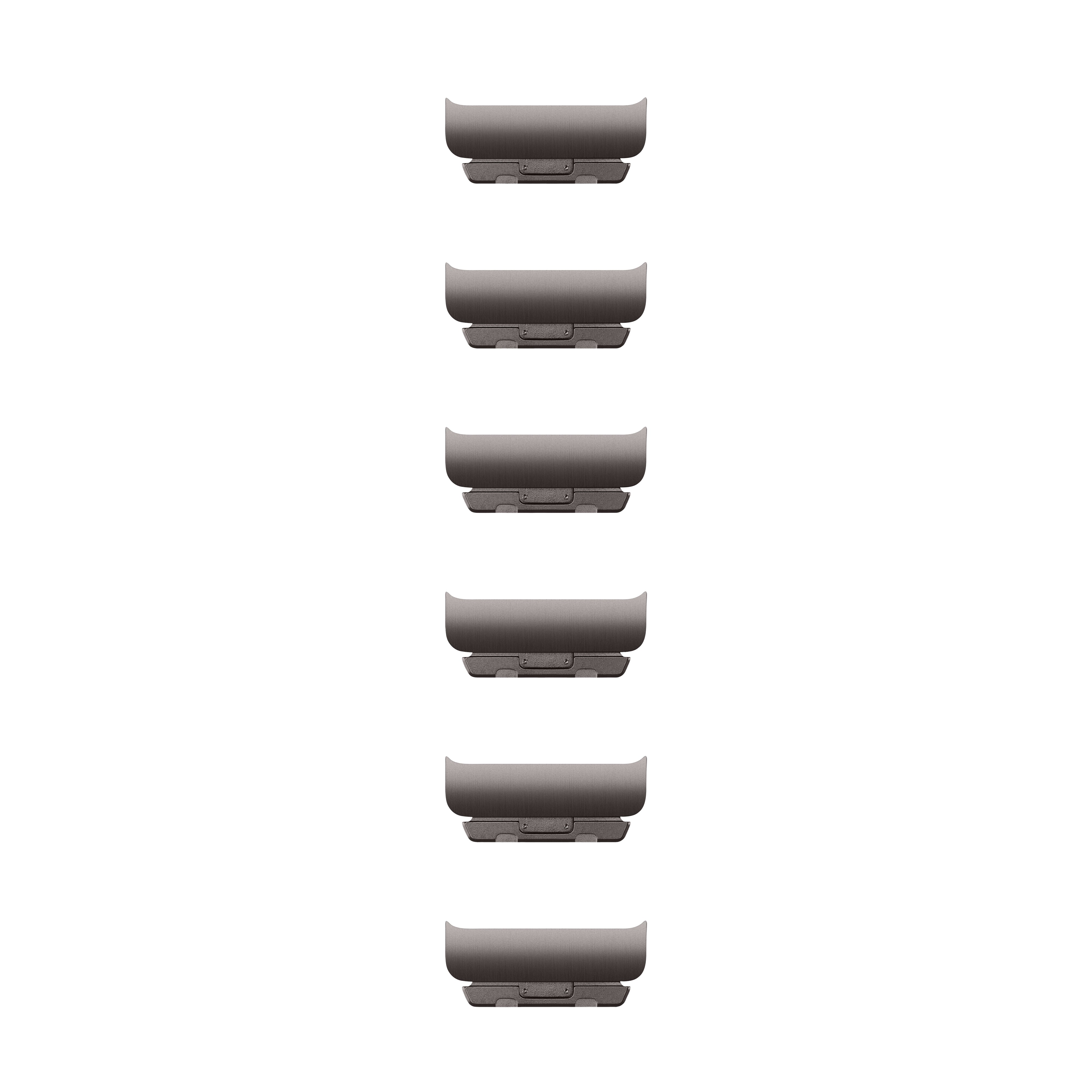 Apple Slate Link Armband Kit – Armband – für Apple Watch 46 mm, Dunkelgrau, Edelstahl
