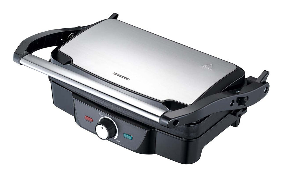 Melissa Kontaktgrill 16240108 – 1 600 W, 180°-Öffnung – Schwarz/Edelstahl