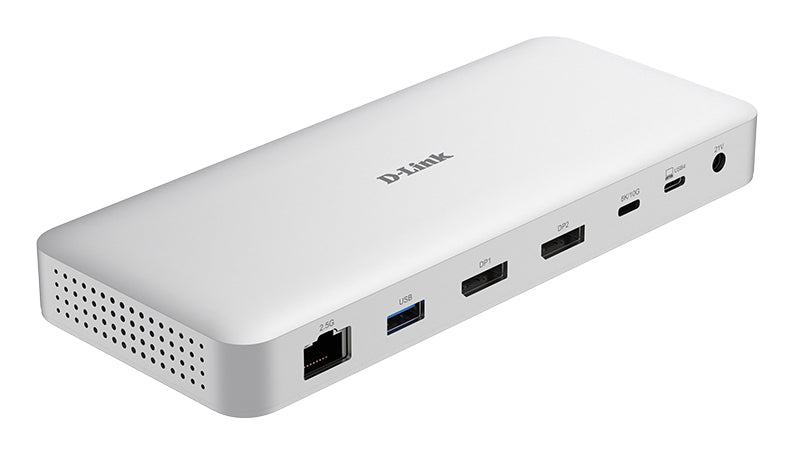 D-Link Dockingstation – USB4, 2× DP, 3× USB-A, 1× USB-C, 100 W PD, 2,5GbE
