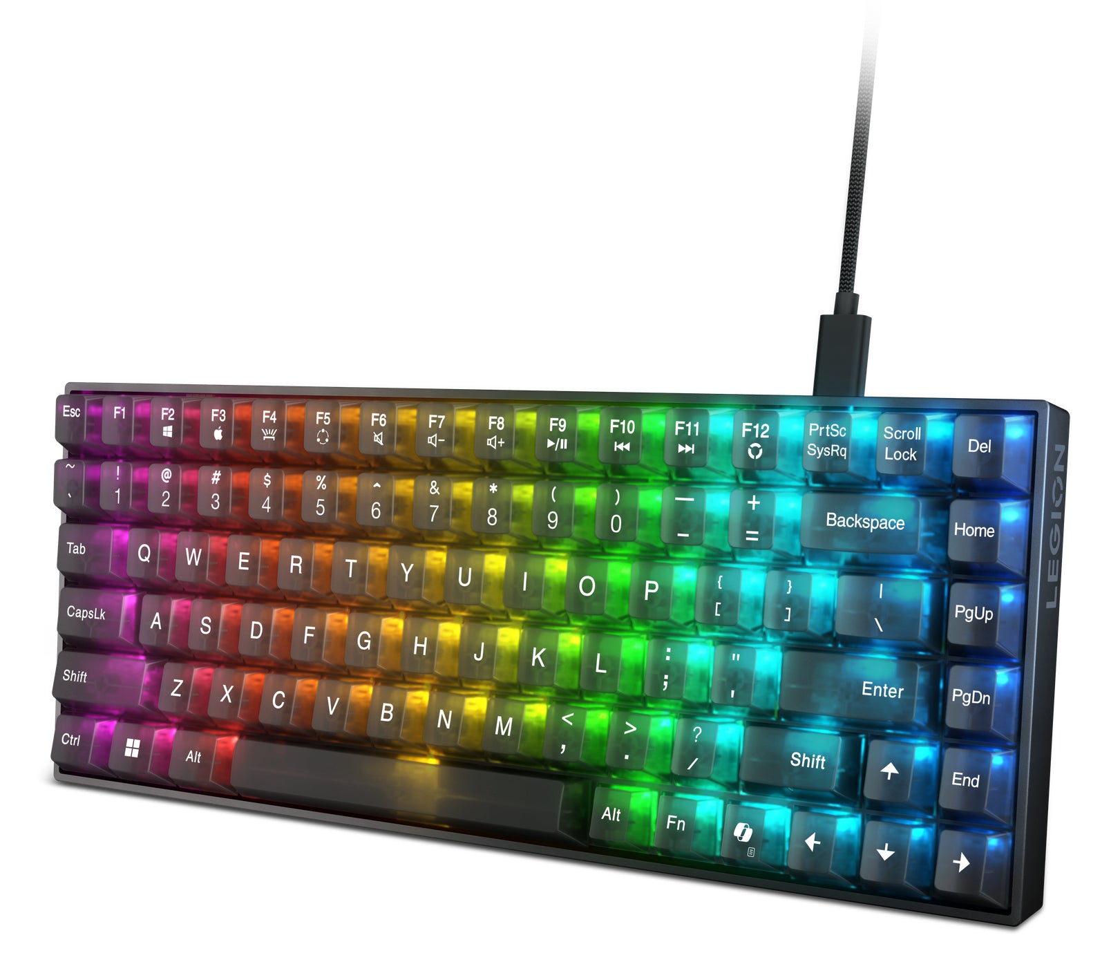 Lenovo Legion K510 Mini Pro – Gaming-Tastatur 75% – mechanisch, RGB – kabelgebunden (USB-A) – QWERTY (US-INT)