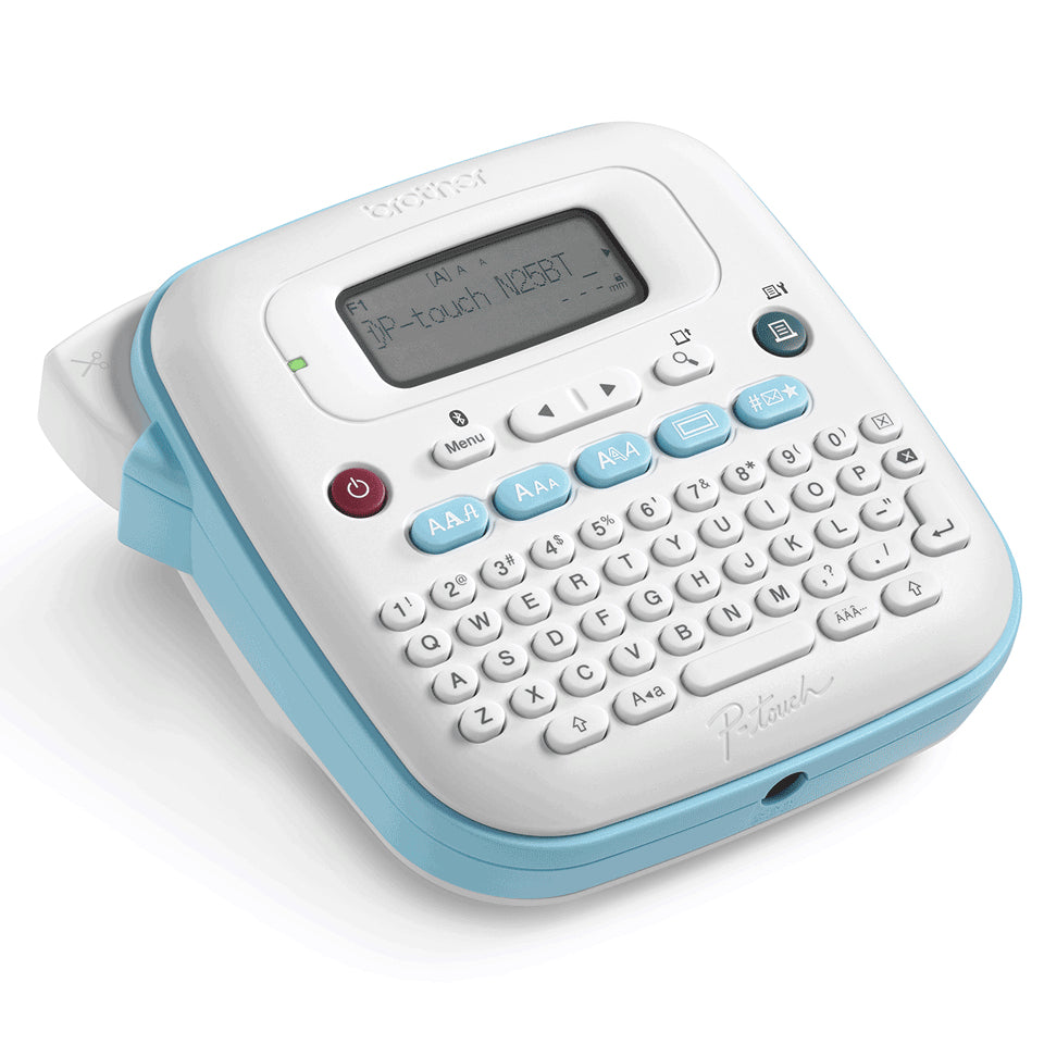 Brother P-touch PT-N25BT – Beschriftungsgerät, für Schriftbänder bis 12 mm, App-Steuerung (iOS/Android), LCD