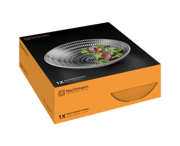 Nachtmann Salatschüssel – 2,7 l, Ø 30 cm, H 8,3 cm, Kristallglas, Transparent, spülmaschinenfest