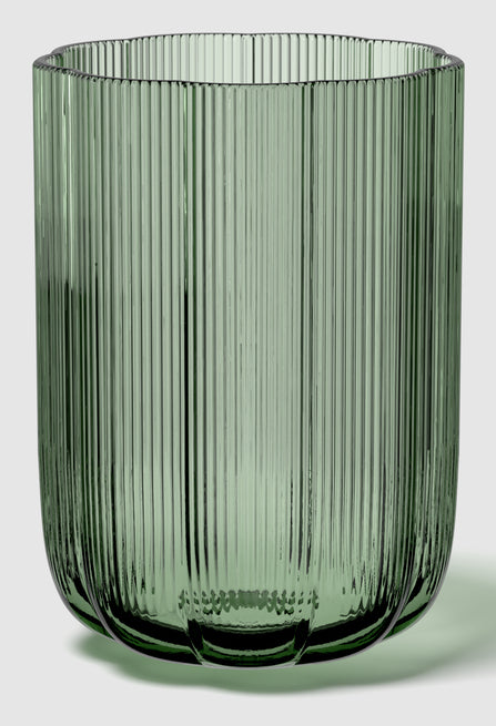 Villeroy & Boch Vase – Ø 16 × 22,5 cm – Glas, grün