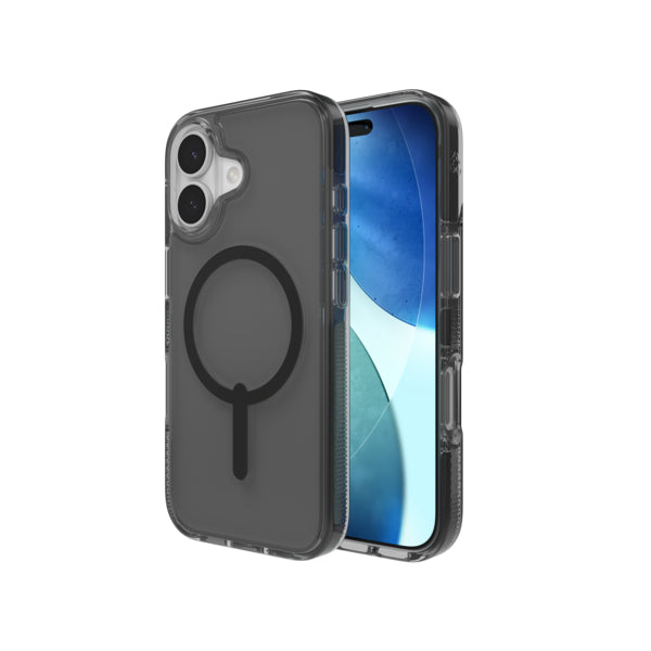 ZAGG Santa Cruz Snap Backcover – für Apple iPhone 17, MagSafe, Graphen, schwarz, bis 4 m Sturzsicher