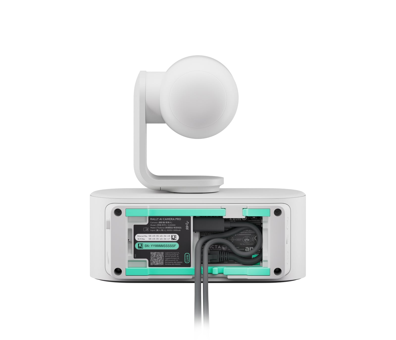 Logitech Rally AI Kamera Pro Webcam – Off-White