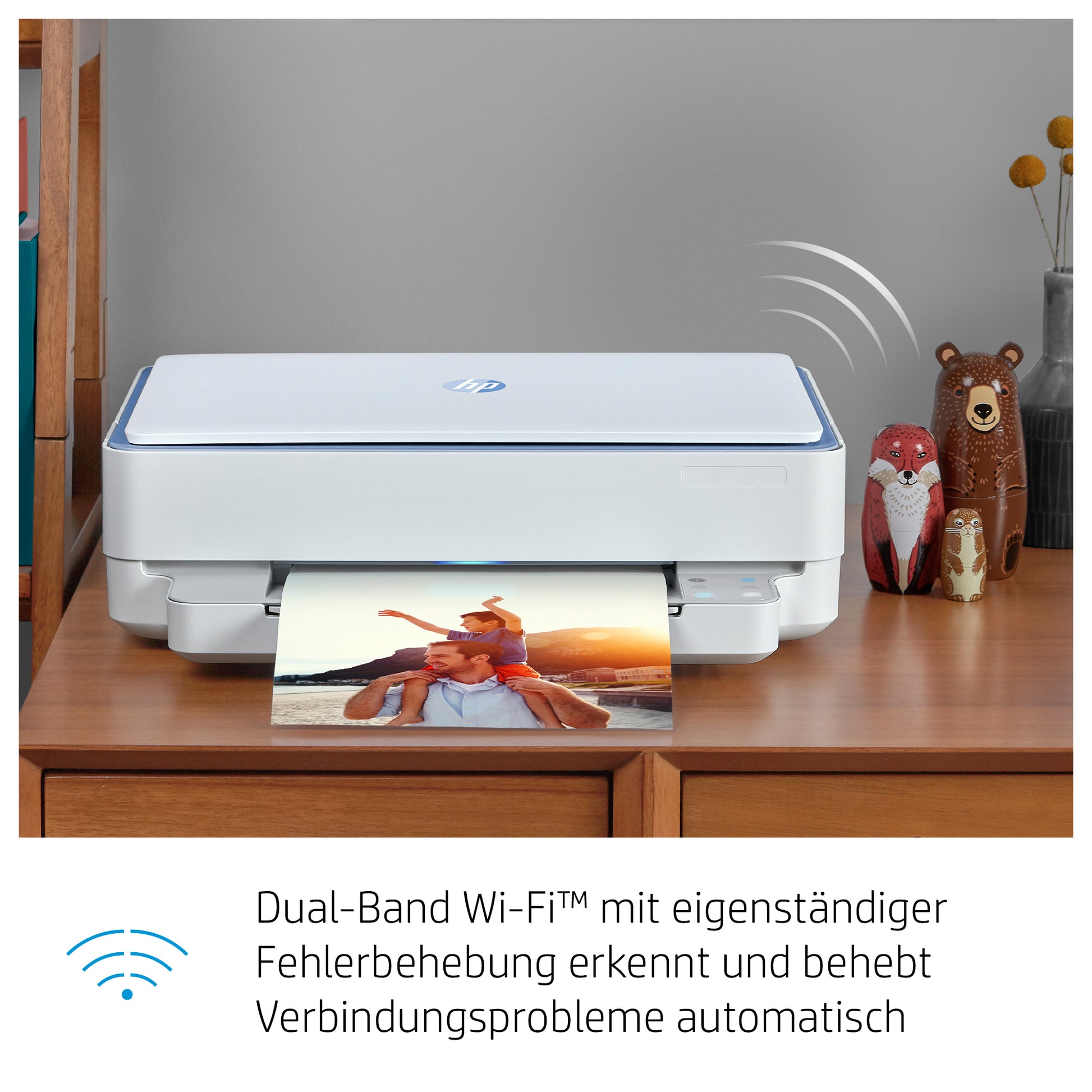 HP ENVY 6010e – Farbtintenstrahl-Multifunktionsdrucker, A4, 4-in-1, Duplex, WLAN, AirPrint, Mopria
