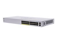 Cisco CBS110 – Switch – 24×GbE, 2×SFP (Combo), L2, PoE 100 W, 1U