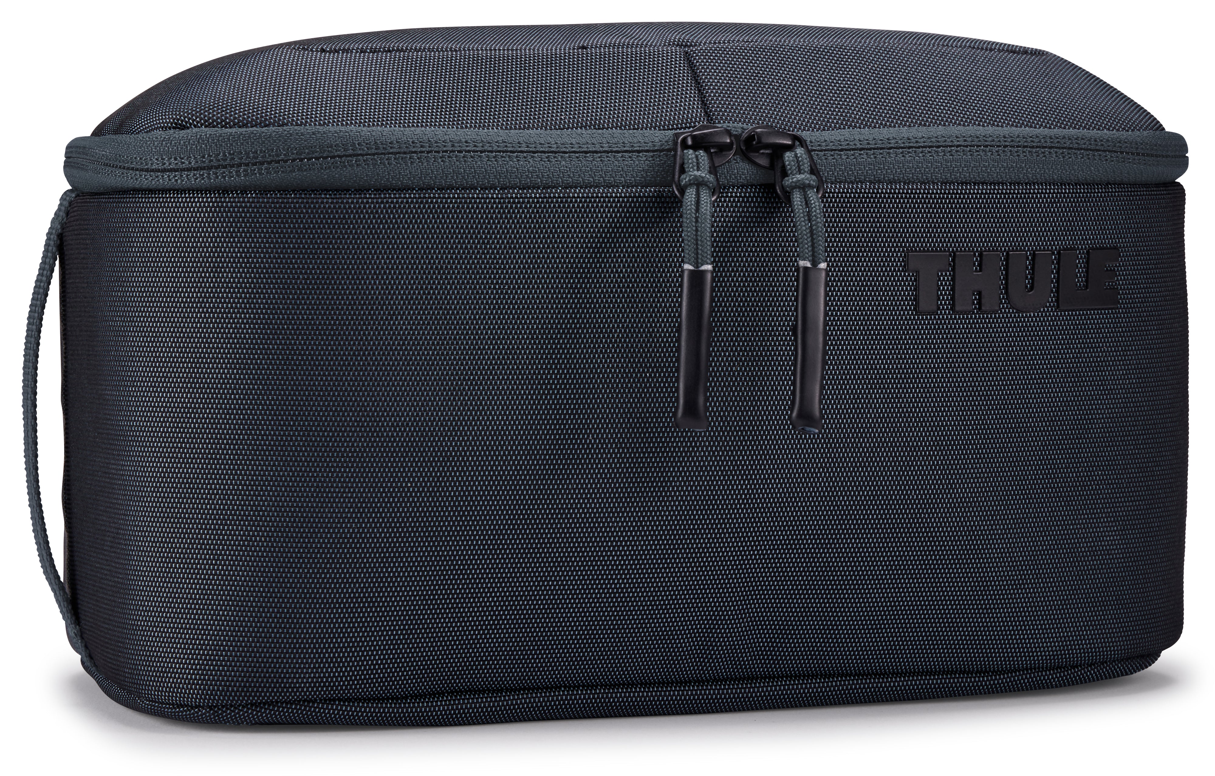 Thule Kulturbeutel Subterra 2 – bluesign, aufhängbar – 7 l – dunkelgrau – Polyester, TPU