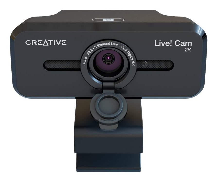 Creative Labs Creative Live Cam Sync V3 Webcam – 2K, 30 fps, USB 2.0 – Schwarz
