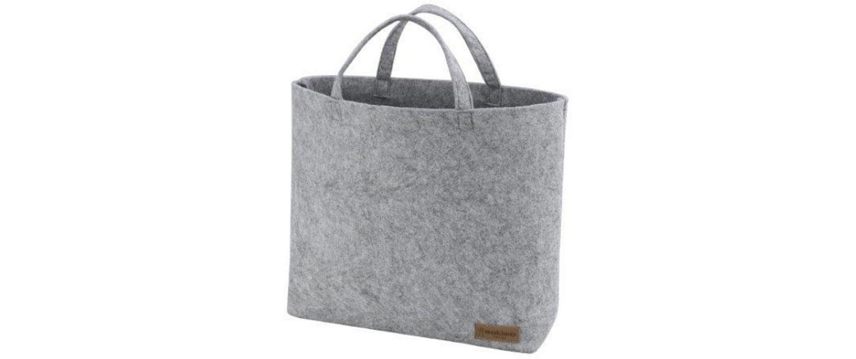 Eskimo Shopper Uni – 38 × 50 × 12 cm – Polyester – grau