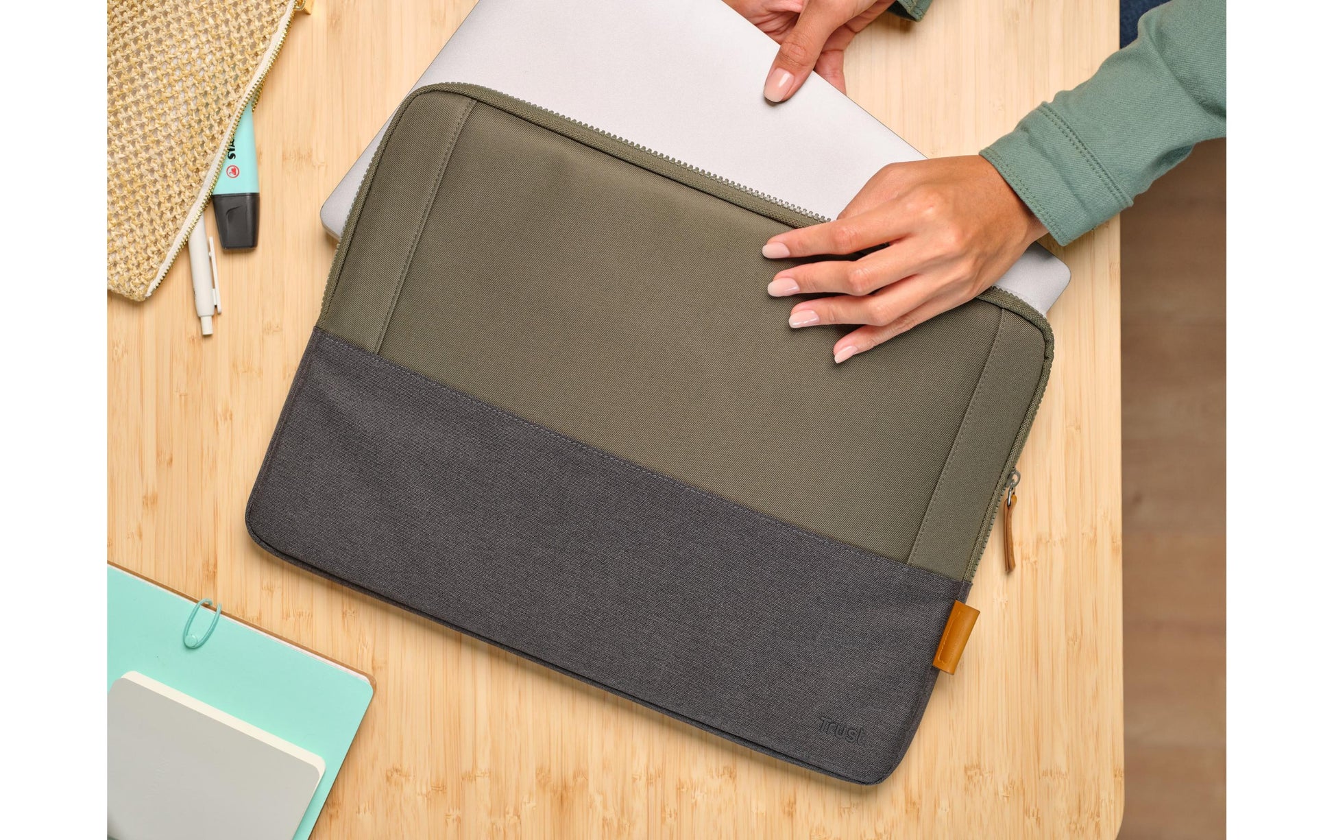 Trust Notebook-Schutzhülle 16" – Grün