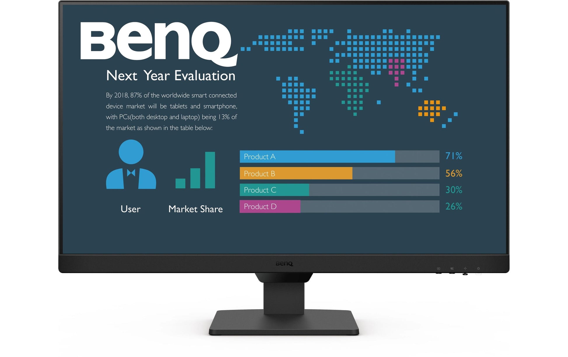 BenQ BL2790 – Monitor, 27", 1920 × 1080 (Full HD), IPS, 250 cd/m²