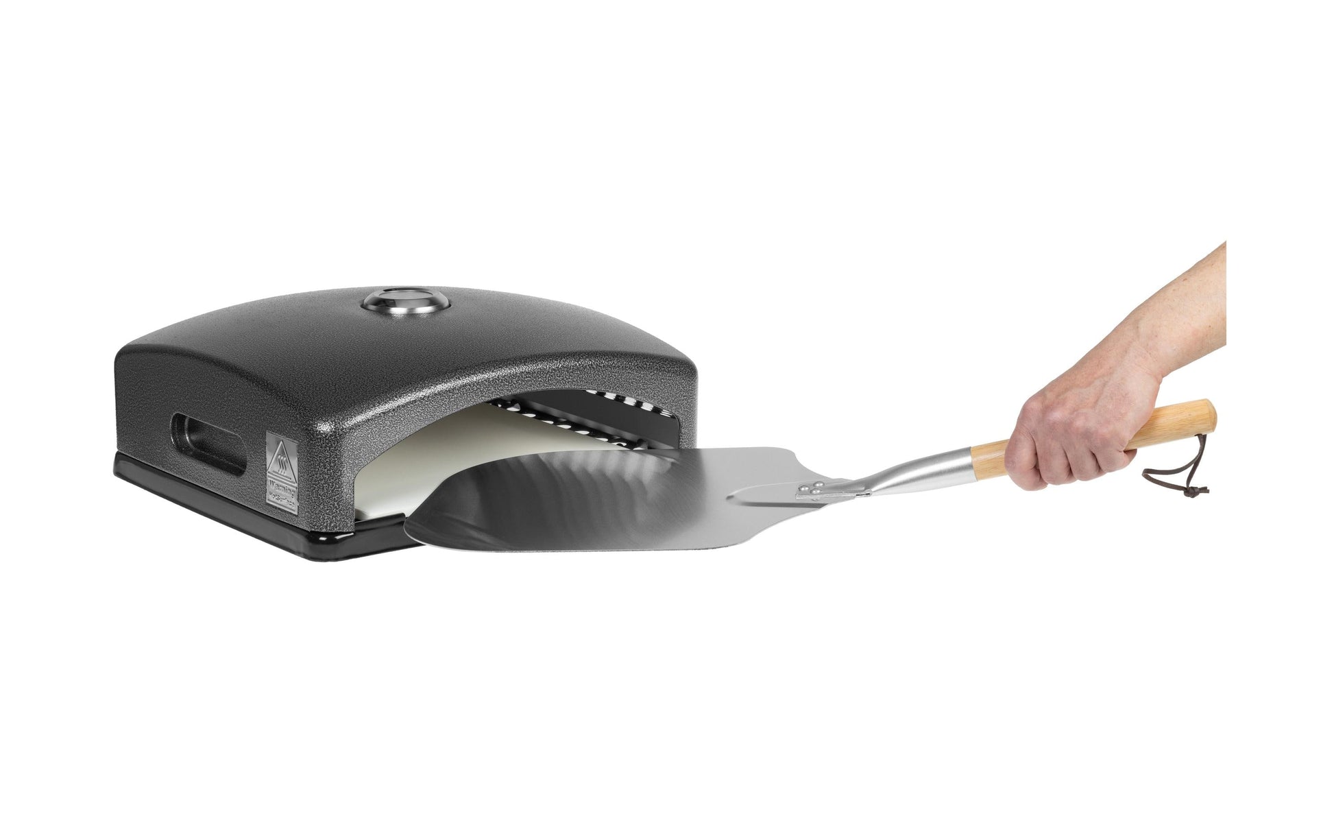 Struct Pizzaschaufel 63 × 30,5 cm, Bambus, Silber