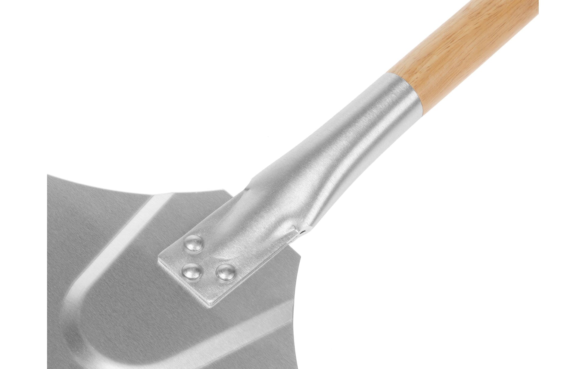 Struct Pizzaschaufel 63 × 30,5 cm, Bambus, Silber