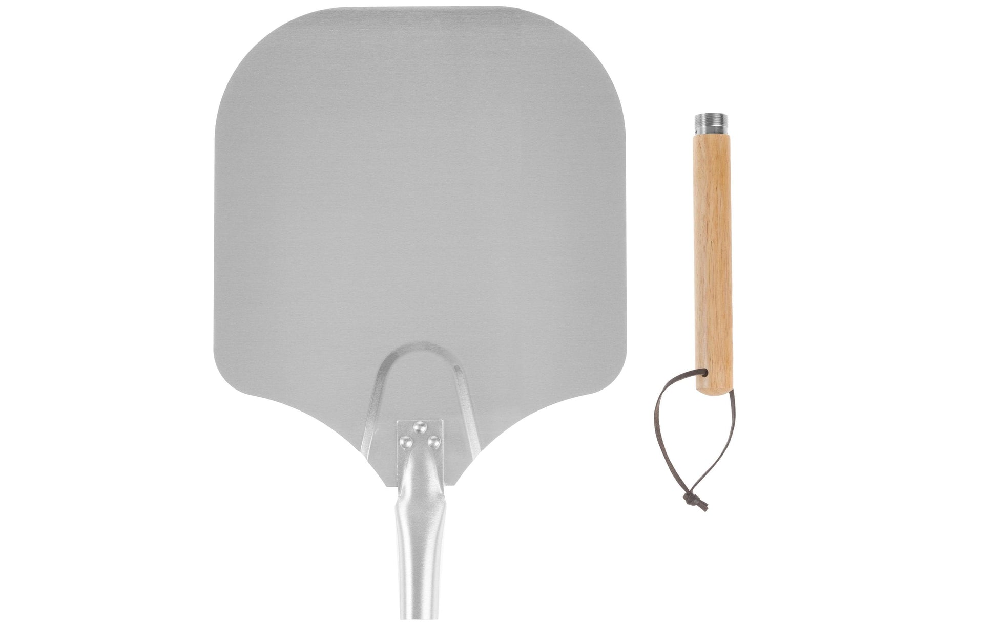 Struct Pizzaschaufel 63 × 30,5 cm, Bambus, Silber