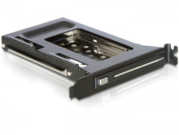 DeLOCK Einbaurahmen für 2,5" HDD/SSD – SATA (mit Strom, SATA I/II) – Schwarz
