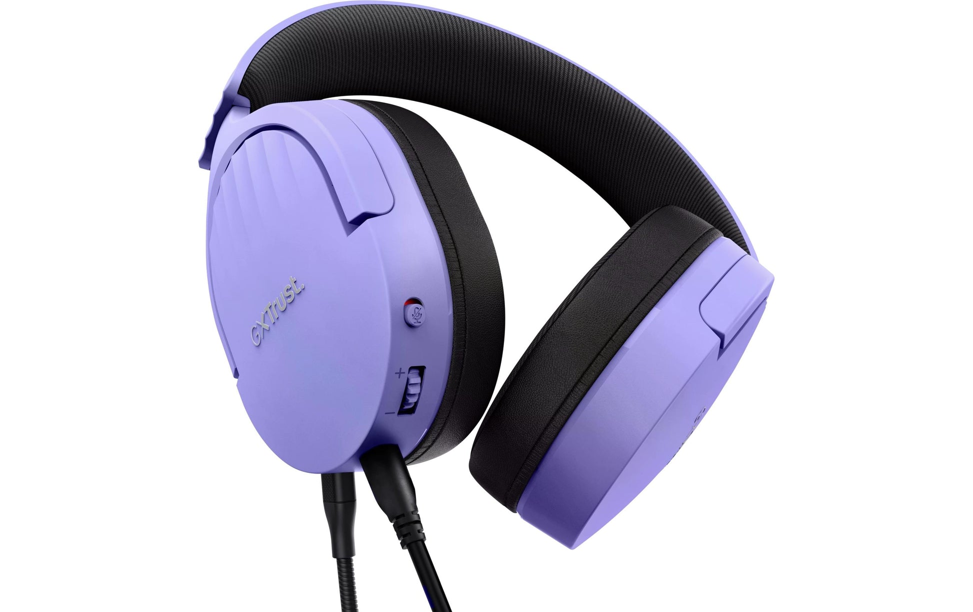 Trust GXT489 FAYZO Gaming-Headset – On-Ear, Stereo, Kabelgebunden, 3,5 mm Klinke, Violett