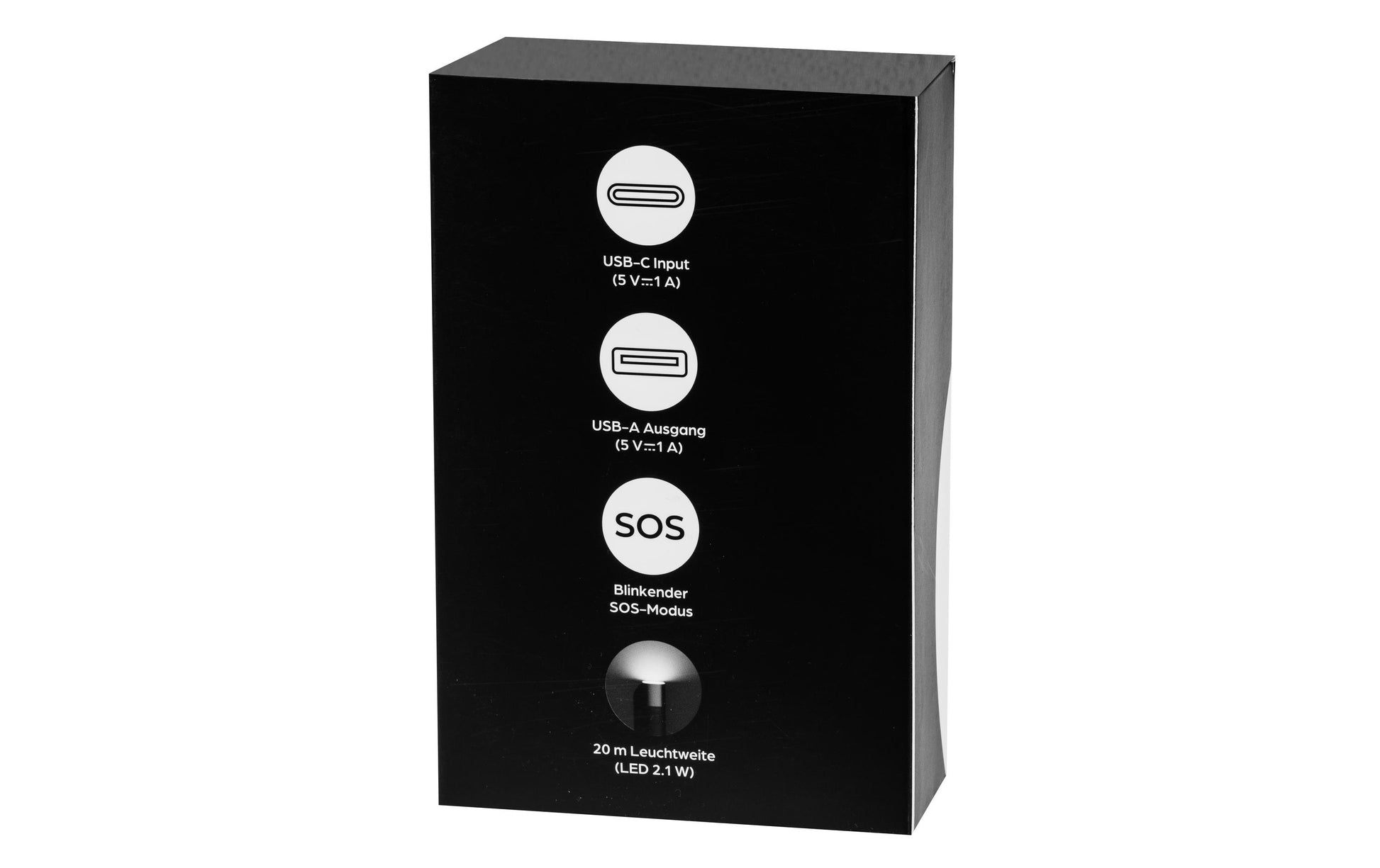 ONIT Powerbank 3'000 mAh – 1× USB-A, schwarz