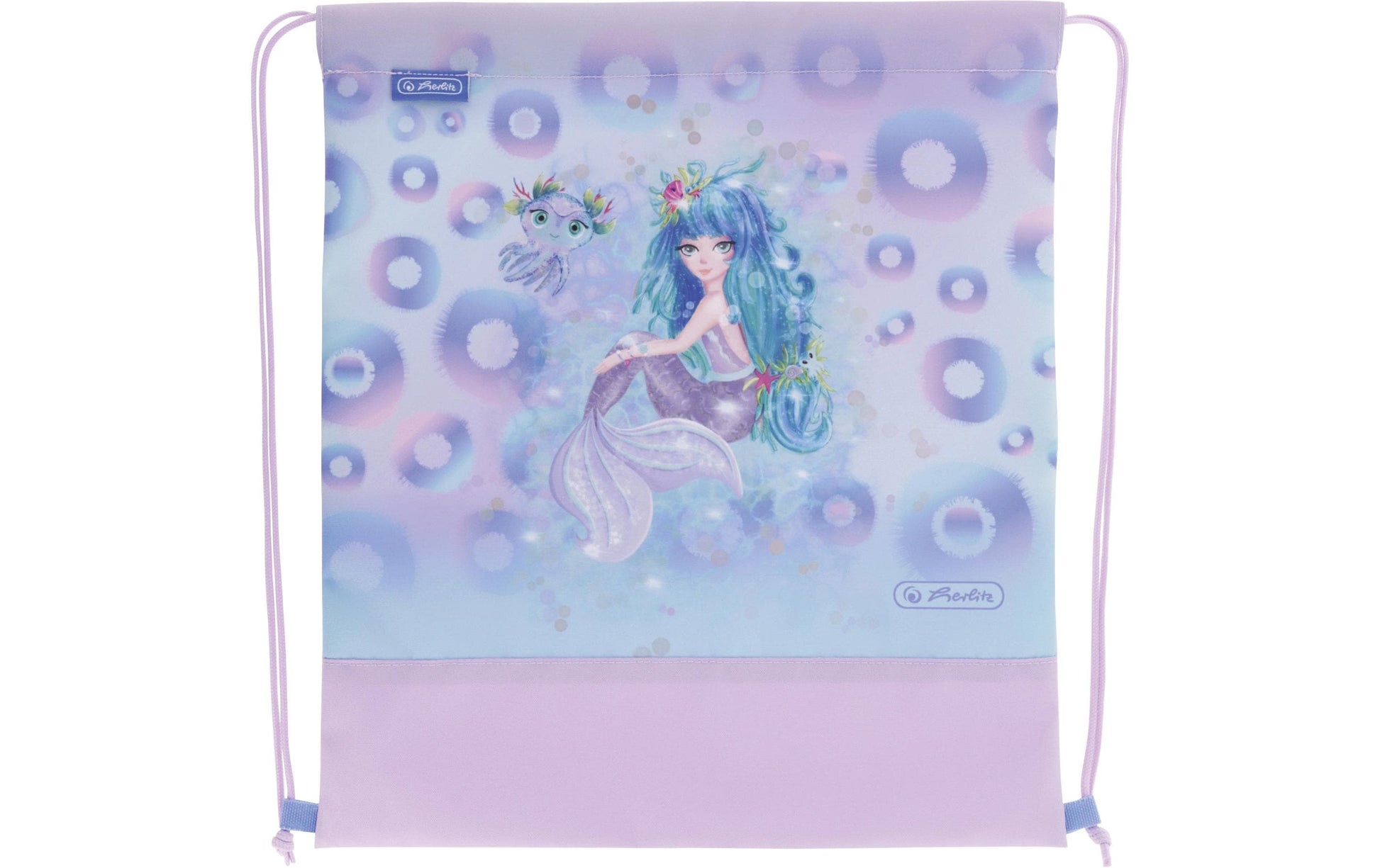 Herlitz Loop Plus – Schulrucksack-Set 4-teilig, Mystic Mermaid, 16 l, 31×37×22 cm