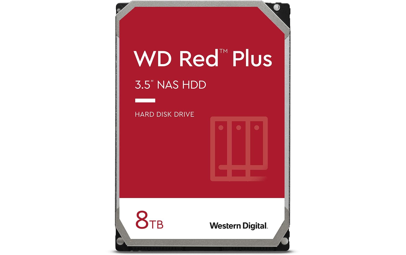 Western Digital Red Plus – 8 TB, 256 MB Cache