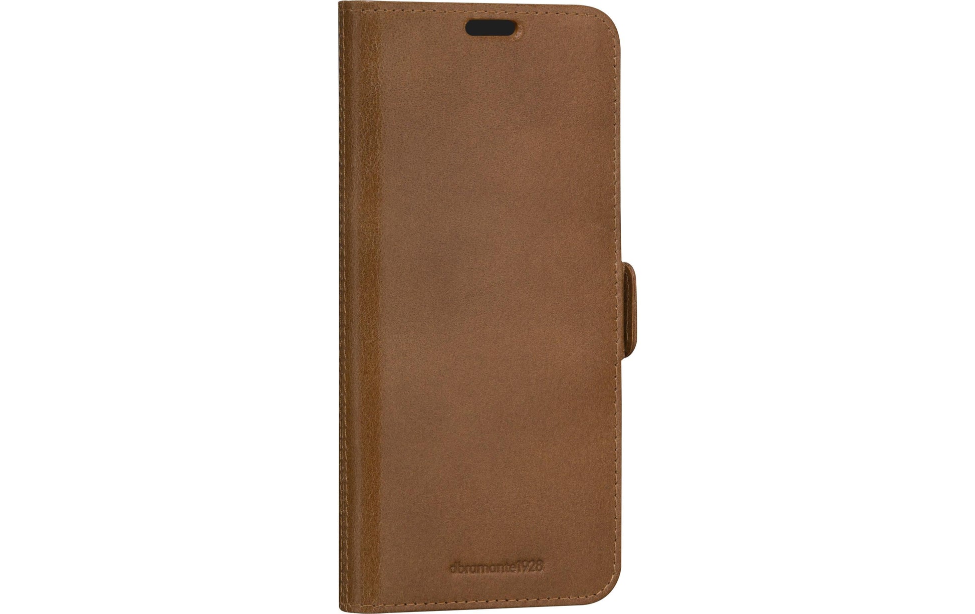 dbramante1928 Copenhagen Wallethülle – für Samsung Galaxy A55 5G, mit Ständer, 3 Kartenfächer, Leder, Braun