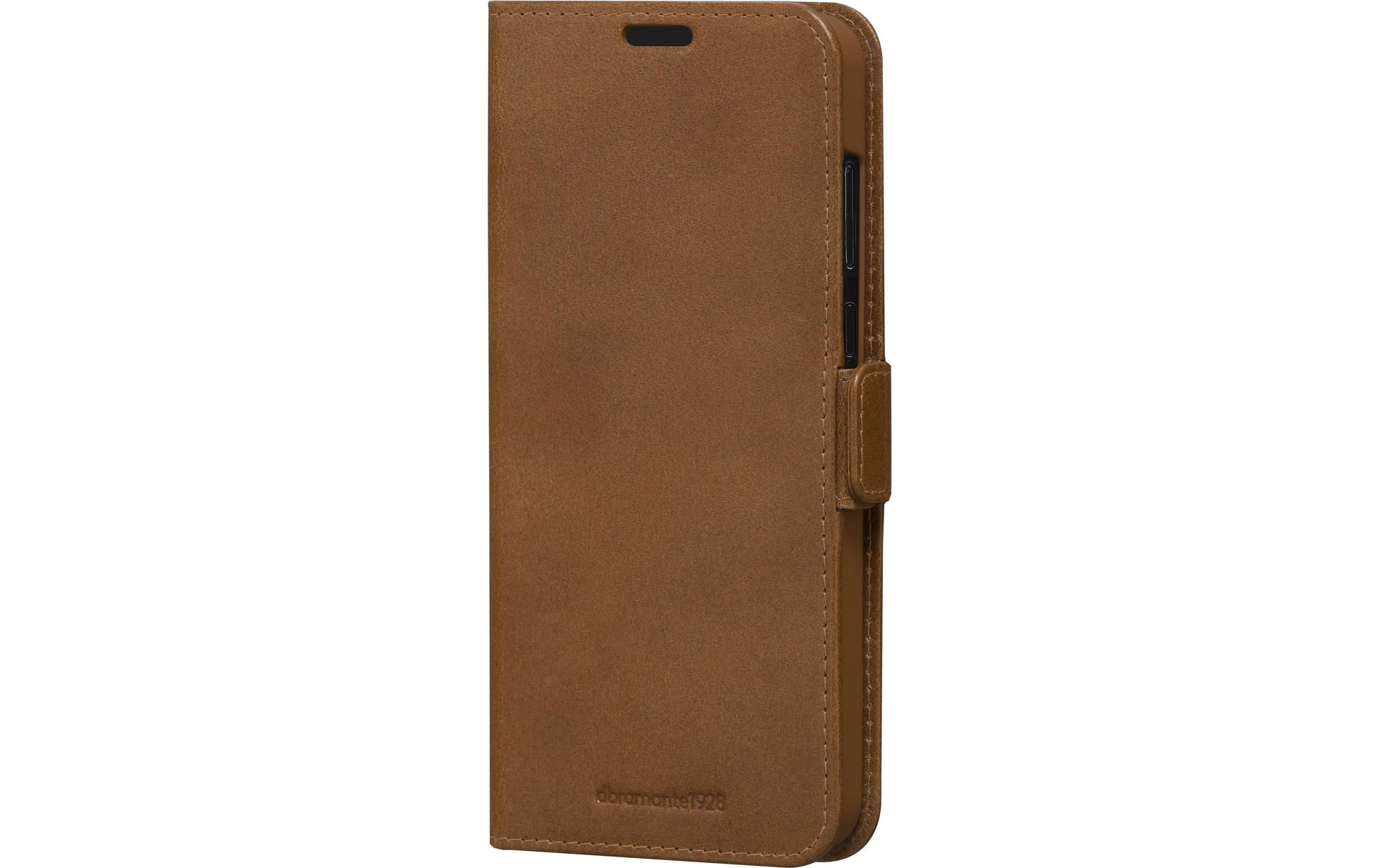 dbramante1928 Copenhagen Wallethülle – für Samsung Galaxy A55 5G, mit Ständer, 3 Kartenfächer, Leder, Braun